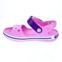Zuecos Crocs zapatos Niña modelo Crocband Sandal Rosa 