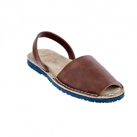Abarcas menorquinas Menorca zapatos Mujer modelo W060 Arizona Español Marrón 