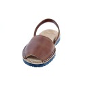 Abarcas menorquinas Menorca zapatos Mujer modelo W060 Arizona Español Marrón 