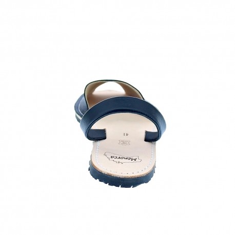 Abarcas menorquinas Menorca zapatos Hombre modelo Oslo Napa Negre Negro 