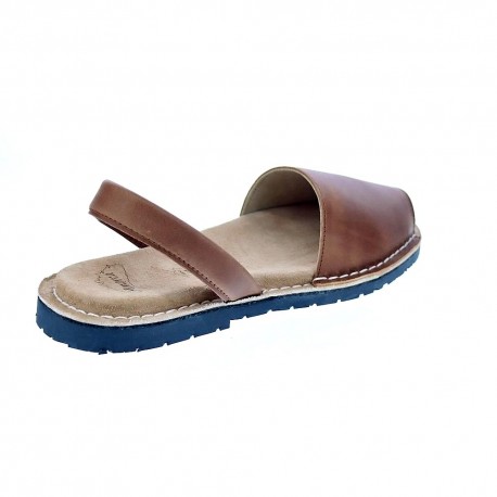 Abarcas menorquinas Menorca zapatos Mujer modelo W060 Arizona Español Marrón 