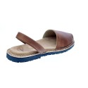 Abarcas menorquinas Menorca zapatos Mujer modelo W060 Arizona Español Marrón 