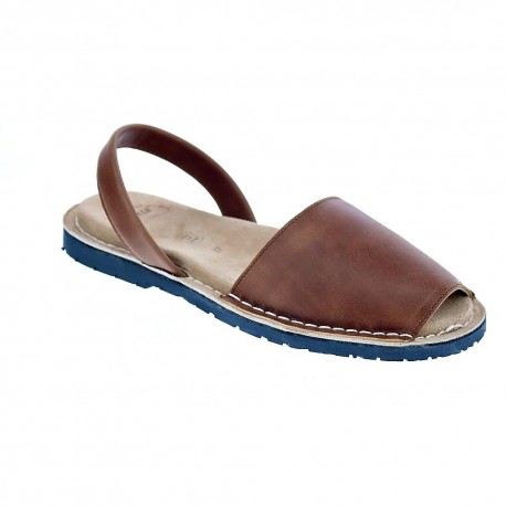 Abarcas menorquinas Menorca zapatos Mujer modelo W060 Arizona Español Marrón 