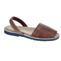 Abarcas menorquinas Menorca zapatos Mujer modelo W060 Arizona Español Marrón 