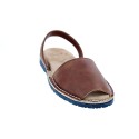 Abarcas menorquinas Menorca zapatos Mujer modelo W060 Arizona Español Marrón 