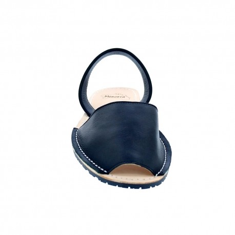 Abarcas menorquinas Menorca zapatos Hombre modelo Oslo Napa Negre Negro 