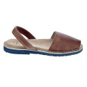 Abarcas menorquinas Menorca zapatos Mujer modelo W060 Arizona Español Marrón 