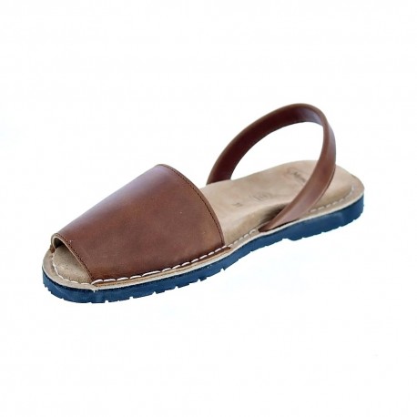 Abarcas menorquinas Menorca zapatos Mujer modelo W060 Arizona Español Marrón 
