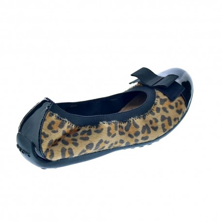 Bailarinas Geox zapatos Niña modelo Piuma Marrón 