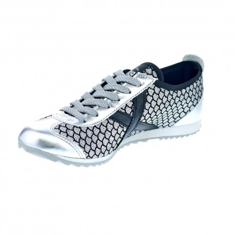 Zapatillas Munich zapatos Mujer modelo Osaka 401 Plata 