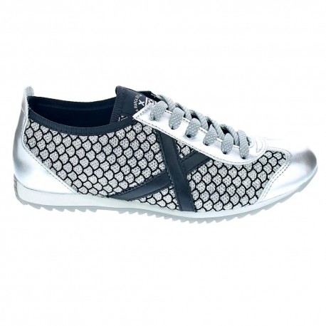 Zapatillas Munich zapatos Mujer modelo Osaka 401 Plata 