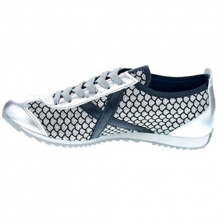 Zapatillas Munich zapatos Mujer modelo Osaka 401 Plata 