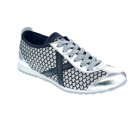 Zapatillas Munich zapatos Mujer modelo Osaka 401 Plata 