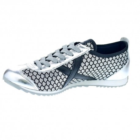 Zapatillas Munich zapatos Mujer modelo Osaka 401 Plata 