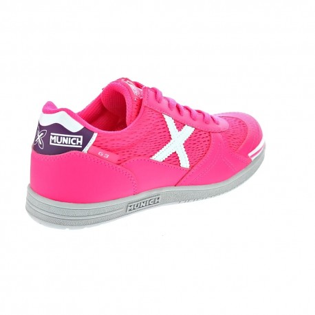 Zapatillas Munich Sport zapatos Niña modelo G-3 Kid Indoor Rosa 