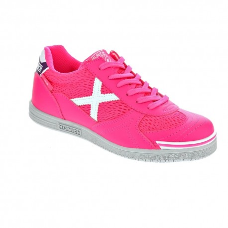 Zapatillas Munich Sport zapatos Niña modelo G-3 Kid Indoor Rosa 