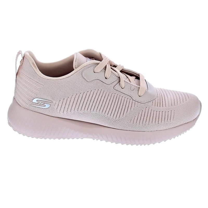 skechers bobs squad mujer beige