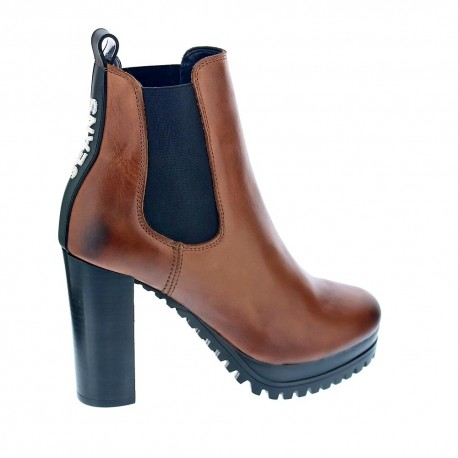 Botines Tommy Hilfiger zapatos Mujer modelo EN00686 GVI Marrón 