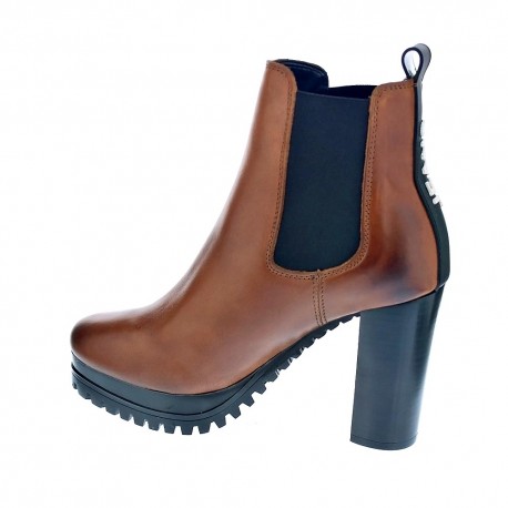 Botines Tommy Hilfiger zapatos Mujer modelo EN00686 GVI Marrón 