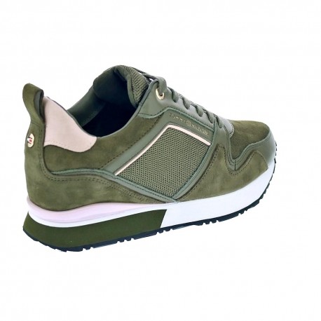 Zapatillas Tommy Hilfiger zapatos Mujer modelo FW04421 PFQ Verde 