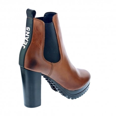 Botines Tommy Hilfiger zapatos Mujer modelo EN00686 GVI Marrón 