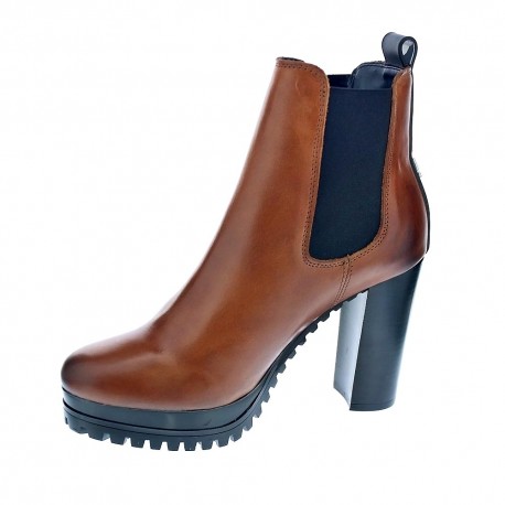 Botines Tommy Hilfiger zapatos Mujer modelo EN00686 GVI Marrón 