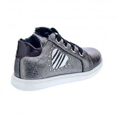 Botines Asso zapatos Niña modelo AG4801 Plata 