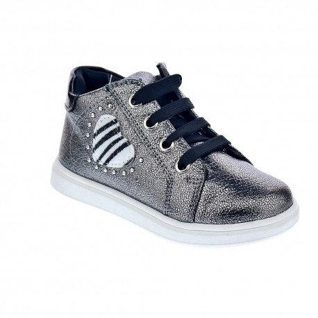 Botines Asso zapatos Niña modelo AG4801 Plata 