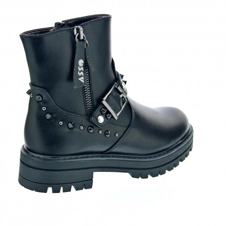 Botines Asso zapatos Niña modelo AG3501 Negro 