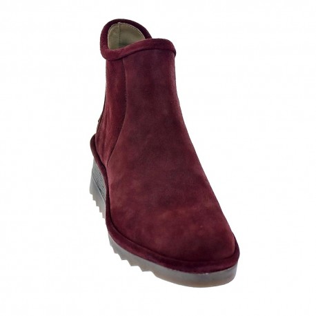 Botines Fly London zapatos Mujer modelo CINE 2001 Rojo 