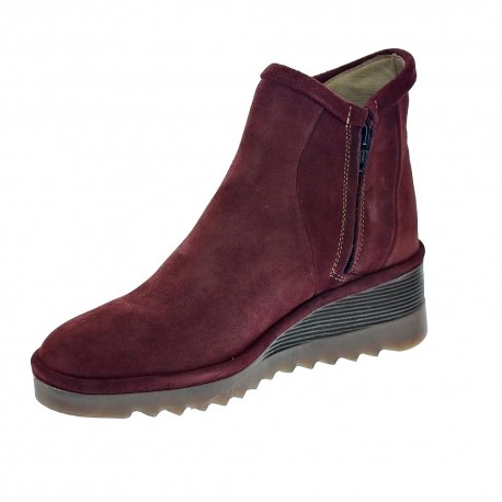 Botines Fly London zapatos Mujer modelo CINE 2001 Rojo 
