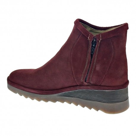 Botines Fly London zapatos Mujer modelo CINE 2001 Rojo 