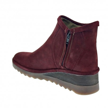 Botines Fly London zapatos Mujer modelo CINE 2001 Rojo 