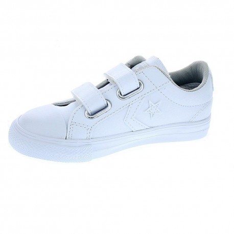 Zapatillas Converse zapatos Niño modelo Star PLayer 2V Blanco 