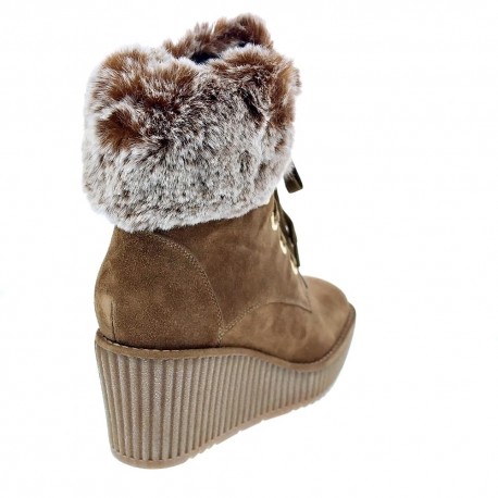 Botines Alma en Pena zapatos Mujer modelo Crosta Camel Marrón 