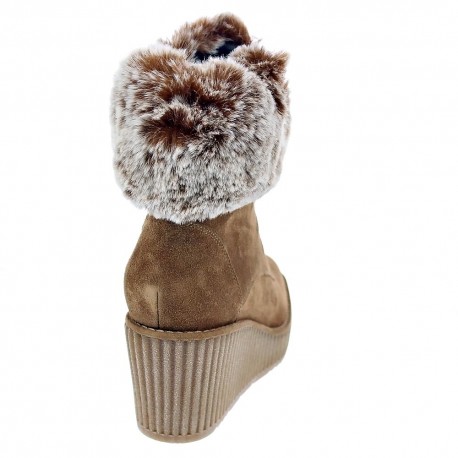 Botines Alma en Pena zapatos Mujer modelo Crosta Camel Marrón 