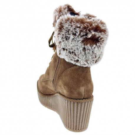 Botines Alma en Pena zapatos Mujer modelo Crosta Camel Marrón 