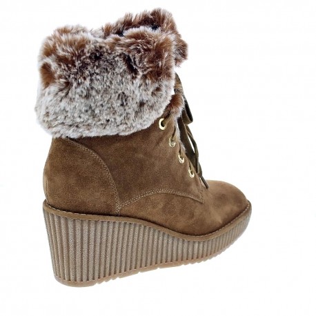 Botines Alma en Pena zapatos Mujer modelo Crosta Camel Marrón 