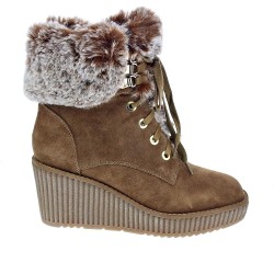 Botines Alma en Pena zapatos Mujer modelo Crosta Camel Marrón  2