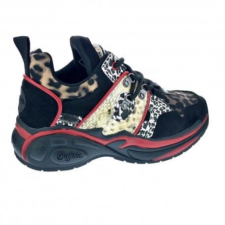 Zapatillas Buffalo zapatos Mujer modelo 1630184 Negro 