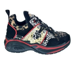 Zapatillas Buffalo zapatos Mujer modelo 1630184 Negro  2