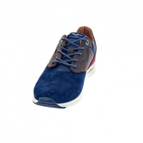 Zapatillas Pepe Jeans zapatos Hombre modelo Jayker Lth Mix Azul 