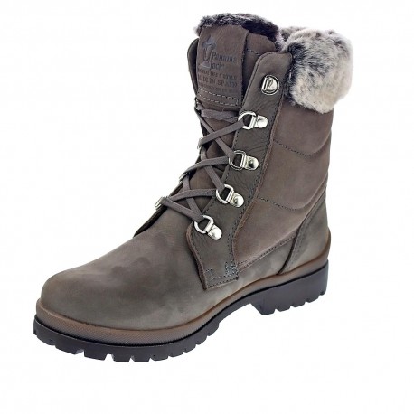 Botines Panama Jack zapatos Mujer modelo Tuscani B15 Gris 