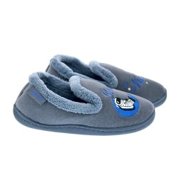 Pantuflas Isotoner zapatos Niño modelo 99505 Gris  2