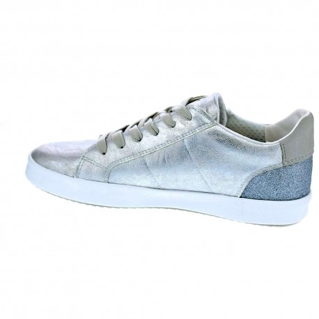 Zapatillas Geox zapatos Mujer modelo Blomiee Plata 