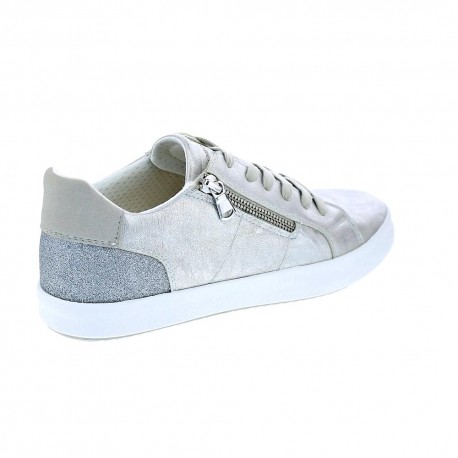 Zapatillas Geox zapatos Mujer modelo Blomiee Plata 