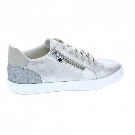 Zapatillas Geox zapatos Mujer modelo Blomiee Plata 