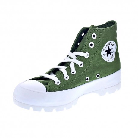 Zapatillas botas Converse zapatos Mujer modelo Chuck Taylor Verde 