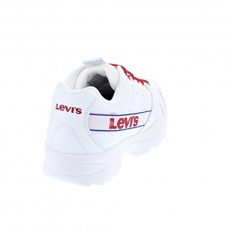 Zapatillas Levis zapatos Niña modelo Soho Blanco 