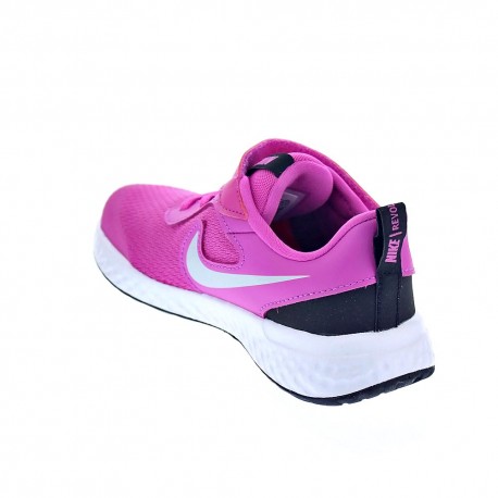 Nike Revolution 5 Rosa FUCSIA PLATA Zapatillas Niña - ¡Entrega 24h gratis!